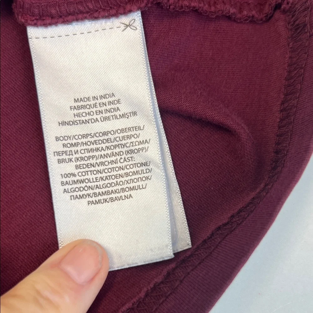 Boy's Ralph Lauren Kids Burgundy Tee with Logo‎